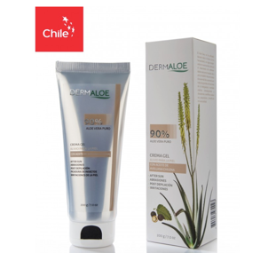 CREMA GEL 90% ALOE VERA CON ACEITE DE AVELLANA CHILENA