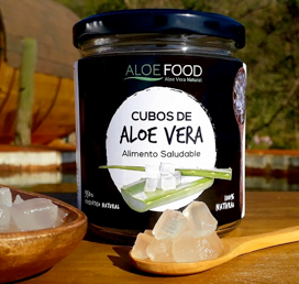 CUBOS DE ALOE VERA AL NATURAL